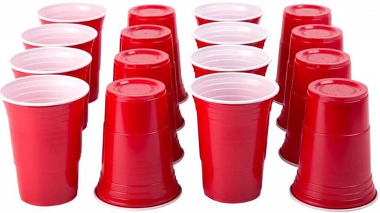 Verminderen Overgave vergeetachtig American Cups Red Cups - Party Cups - 25 stuks - 475ml. Beerpong Bekers -  Drankspel | bol.com