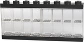 LEGO Minifiguur 16 Display Case - Vitrine - Opbergbox - Zwart - 38,2x4,7x18,4cm - Kunststof