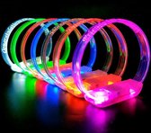 Lichtgevende armbandjes - Festivalaccessoires - Actief op geluid - Set van 5 stuks - Sound activated - LED