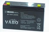 Vabo Loodaccu 6V 10Ah Lead-Acid batterij VdS SLA AGM VRLA