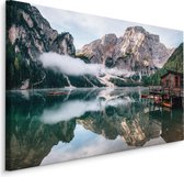 Schilderij - Lago di Baies, Italië, 4 maten, Premium print, wanddecoratie