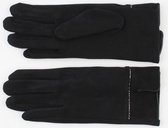 Indini - Handschoen - Zwart met Glans Bandje