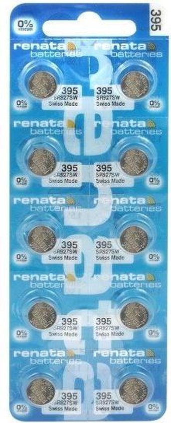 Renata 395 - 399 - SR 927 SW - G7 knoopcel batterij - 10 stuk(s)