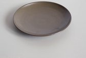 Ro Smit Stoneware plat bord 26x2.2x8cm bruin