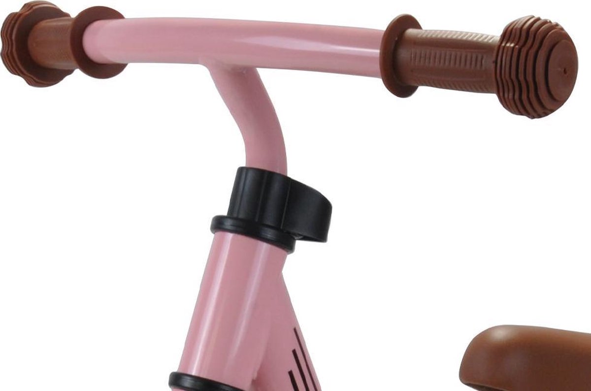 Bandits & Angels Metalen Loopfiets Starter Roze met Voetenplank vanaf 2 Jaar - Limited Edition - Vintage Roze Loop Fiets - Verstelbaar Zadel 29 tot 39 cm - Meisjes - Compact en Veilig - Lage Instap met Voetenplank — afbeelding 10