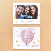Instant Celebration - WIDE - instant foto stickerframe - baby girl