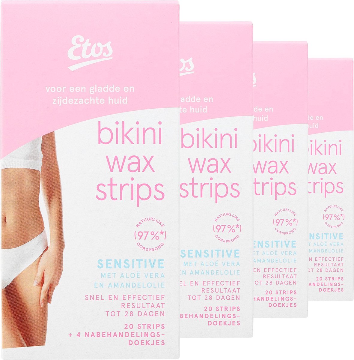Etos Bikini Wax Strips - 80 stuks - (4 x20 )