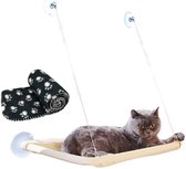 Hangmat Kat - Zinaps Cat Window Seat, Window Lounger, Hangmat + Kat Deken, Zonnebaden, Kattenbed, Petbed, Voor Pet Cat, Kleine hond, Konijn of andere kleine dieren (WK 02129)