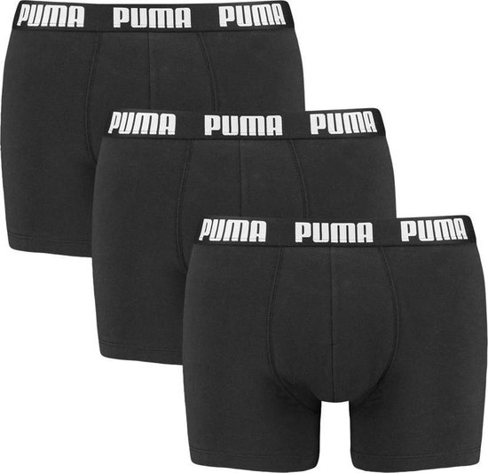 Puma 3-pak Heren Boxershort Everyday Boxershort - S - Zwart