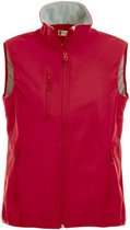 Clique Basic Softshell Vest Ladies 020916 - Vrouwen - Rood - S