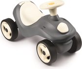 Smoby loopwagen met grote, stille wielen - grijs retro