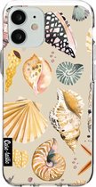 Casetastic Apple iPhone 12 Mini Hoesje - Softcover Hoesje met Design - Sea Shells Sand Print