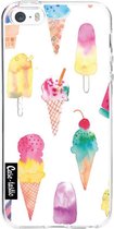 Casetastic Apple iPhone 5 / iPhone 5S / iPhone SE Hoesje - Softcover Hoesje met Design - Ice Creams Print