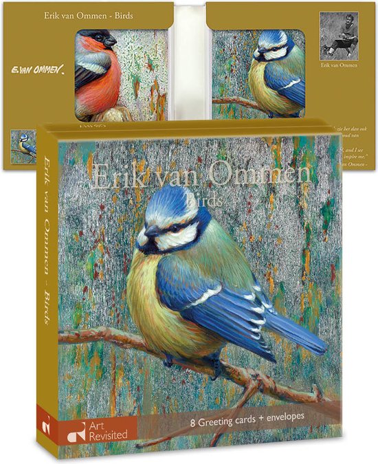 Kaartenmapje Erik van Ommen - Birds