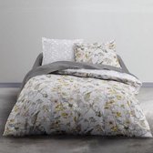 TODAY Tweepersoonsbedset - 220 x 240 cm - CRAZY Elyse Floral Grey Print