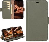 Bouletta - iPhone 13 Pro - Étui BookCase en cuir - Vert andalou