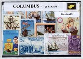 Christoffel Columbus – Luxe postzegel pakket (A6 formaat) - collectie van 25 verschillende postzegels van Christoffel Columbus – kan als ansichtkaart in een A6 envelop. Authentiek