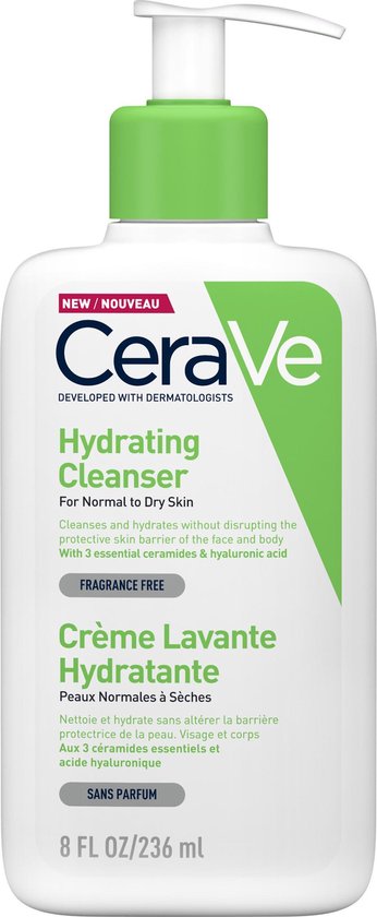 CeraVe Cleanser - Hydraterende Reinigingscrème - 236ml