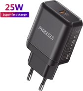 Lader USB-C voor Samsung S21 - Fast Charging - Adapter - Oplader - Stekker - Oplaadstekker - USB-C Oplader