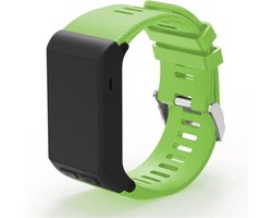 Horlogebandje Geschikt voor Garmin Vivoactive HR  Groen - Siliconen - Horlogebandje - Polsbandje - Bandjes.nu - Polsband