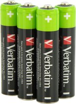Verbatim 49514, Batterie rechargeable, AAA, Hybrides nickel-métal (NiMH), 1,2 V, 4 pièce(s), 950 mAh