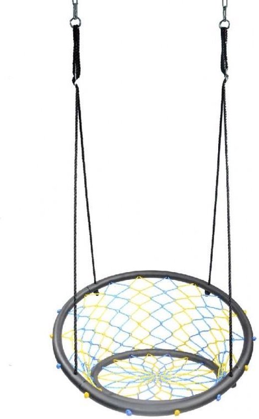 Outdoor Play Schommel Stoel -  Speelgoed - diameter 90cm - 100kg draagvermogen - verstelbaar ophangtouw