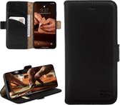 Bouletta - iPhone 13 Pro Max - Étui BookCase en cuir - Noir rustique