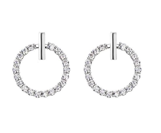 1 paar spikes oorbellen voor dames, diamanten oorbellen met lange