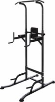 Specifit Pull up & Dip station - Krachtstation met optrekstang - Pull up apparaat inclusief elastieken Dipstation