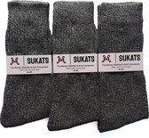 Sukats® Stable Worker - 3 Paar - Noorse Sokken - Noorse Werksokken - 43-46 - Heren