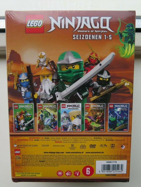Getand Kan worden berekend vertaler Lego Ninjago - Seizoen 1-5 (Dvd) | Dvd's | bol.com