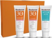 Biodermal Zon Pakket | Zonnecrème + Zonnemelk 30 SPF voor gevoelige huid + Bruinverlengende  After Sun