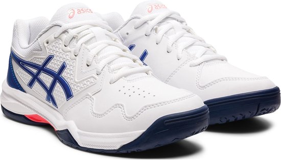 Chaussures de sport Asics Gel-Dedicate - Taille 40 - Femme - Blanc - Bleu |  bol.com