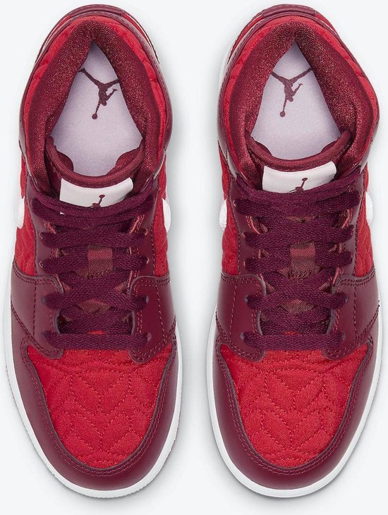 Nike Air Jordan 1 MID SE (GS), Gym Red/Pink Foam Red Quilt, AV5174 600, EUR  36 | bol.com