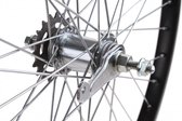 achterwiel 26 inch terugtraprem aluminium 36G zwart