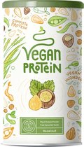 Vegan Protein | Hazelnoot | Plantaardige proteinen mix van gekiemde rijst, erwten, lijnzaad, amaranth, zonnebloempitten, pompoenzaad | 600g eiwit poeder met natuurlijke hazelnoot smaak