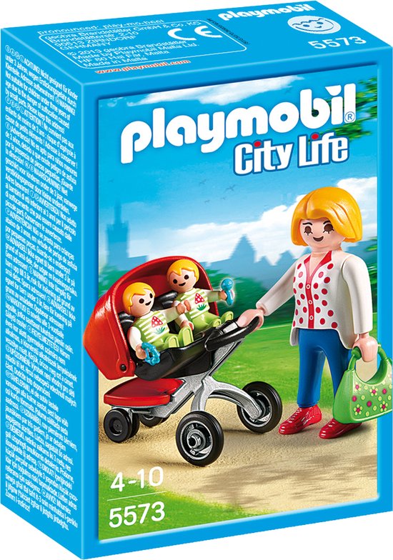 PLAYMOBIL City Life Tweeling kinderwagen | bol.com