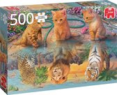 Jumbo Premium Collection Puzzel Kittens met Grote Ambities - Legpuzzel - 500 stukjes - Multicolor