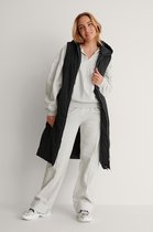 NA-KD Oversized Hooded Dames Vest - Maat 36