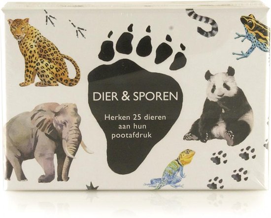 Afbeelding van het spel Dier en sporen. Herken dieren aan hun po