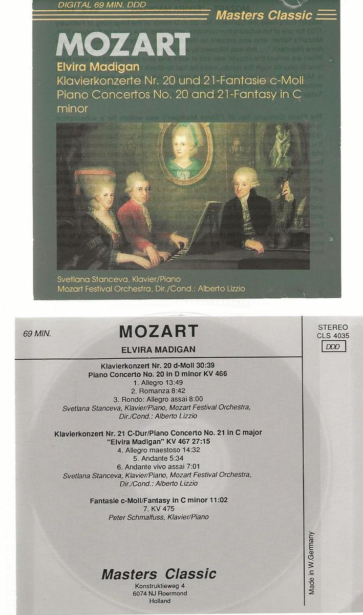 MOZART - ELVIRA MADIGAN