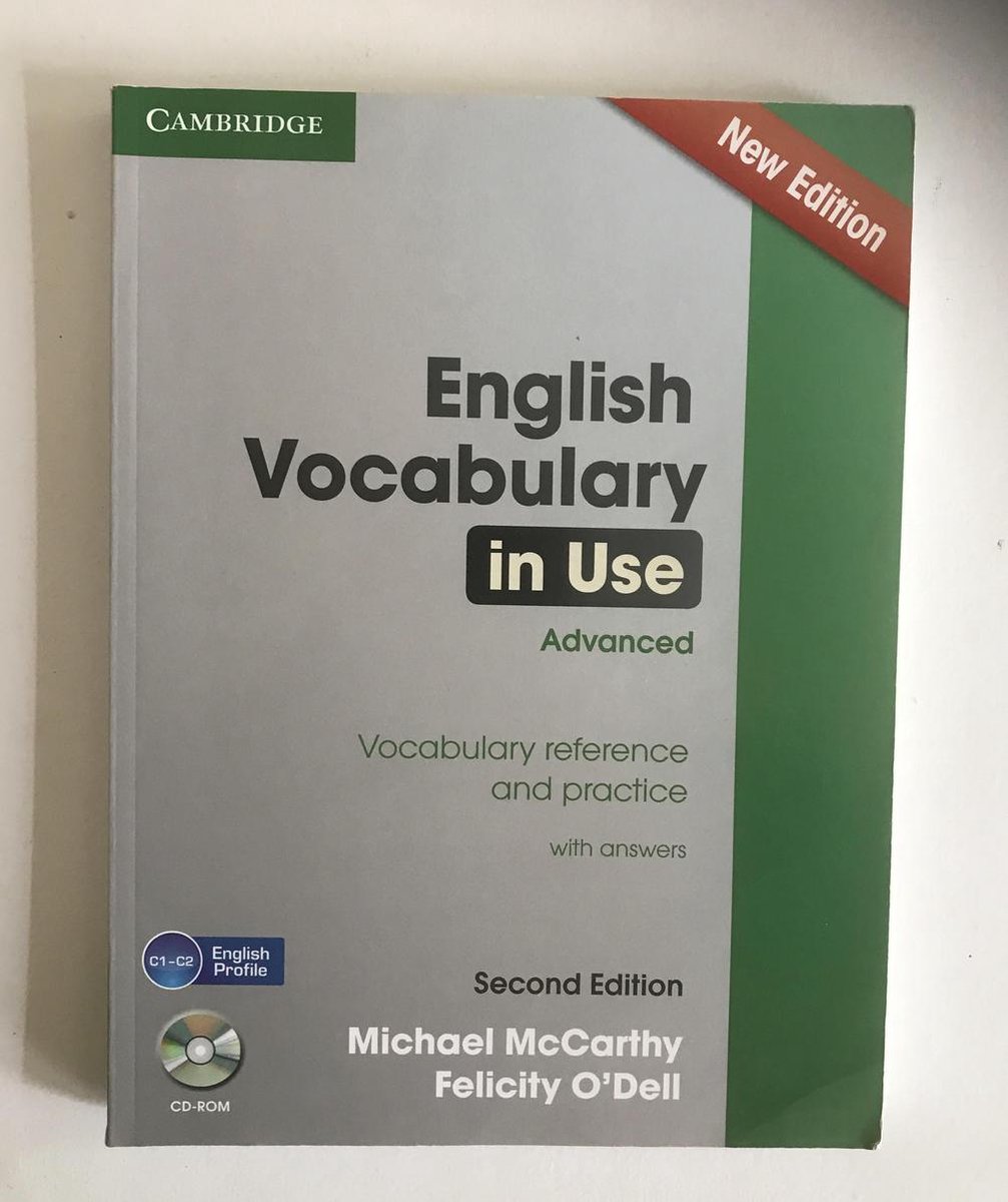 Omslag van English Vocab Use Advanced With CD ROM