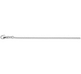 YO&NO - Ketting - Zilver - Gourmet - 1,8mm - 50cm - Sieraden vrouw - Gerhodineerd - Zilver 925