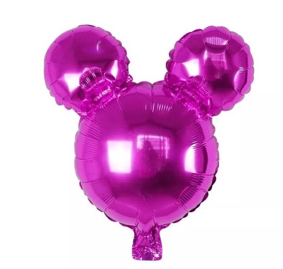 Mickey - Minnie Mouse - Folie - Ballon - Disney - Feest - Decoratie - Paars