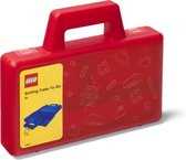 LEGO Sorteerkoffer To Go - Rood - 19x16x3,5 CM - Kunststof