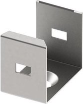 LEDsON montagebeugel voor aluminiumprofile voor ledstrip slimline 15 mm - verenstaal - zilver