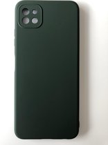 Siliconen backcover case - Geschikt voor Samsung Galaxy A22 5G - TPU hoesje Groen