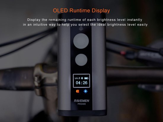 Ravemen PR2400 fietslamp - 2400 lumen — afbeelding 4
