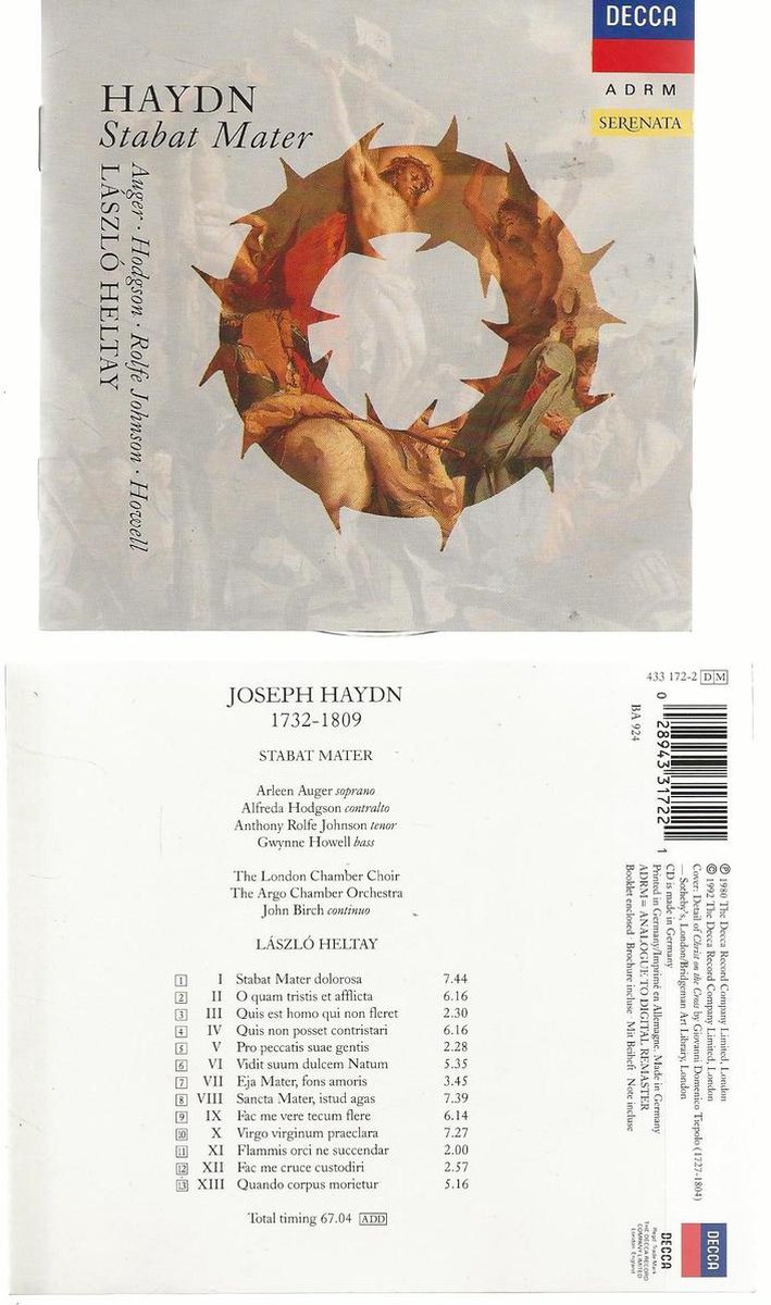 HAYDN - STABAT MATER - LASZLO HELTAY