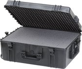 Gaffergear camera koffer 062H zwart trolley uitvoering  incl. plukschuim    -  52,800000  x 37,600000 x 37,600000 cm (BxDxH)